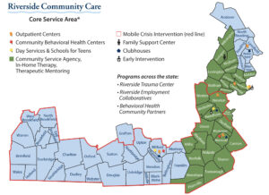 Riverside Community Care Service Map